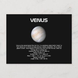 Planet Venus-vykort Vykort