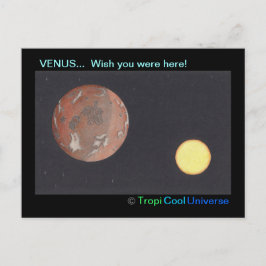 Planet VENUS-vykort Vykort