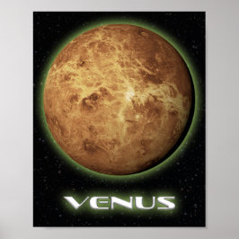 Planet Venus Wall Art Poster