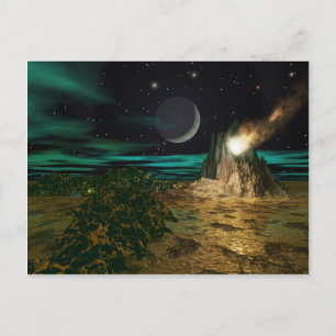 Planet Volcano World Vykort