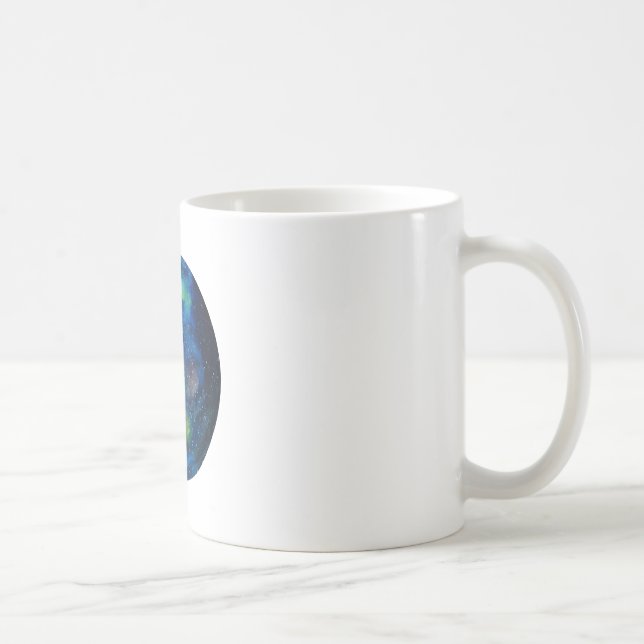 Planet Watercolor Classic White Mugg (Höger)