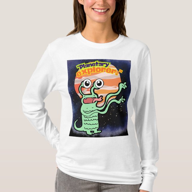 PLANETÄR UTVÄRDSFORSKARE T SHIRT (Framsida)