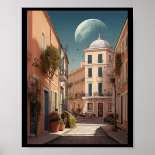 Planetära skuggor - en surrealistisk europeisk Esc Poster