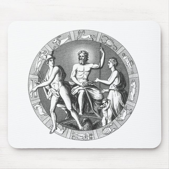 Planetarisk kalender Mousepad Musmatta (Framsidan)