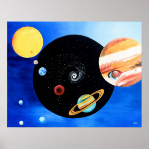 Planetarisk Mandala Poster