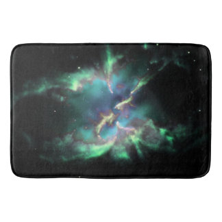 Planetarisk nebulosa mintgrön periwinkle badrumsmatta