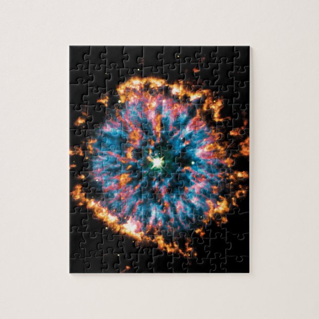 Planetarisk nebulosa NGC 6751 Hubble rymdfoto Pussel (Vertikal)