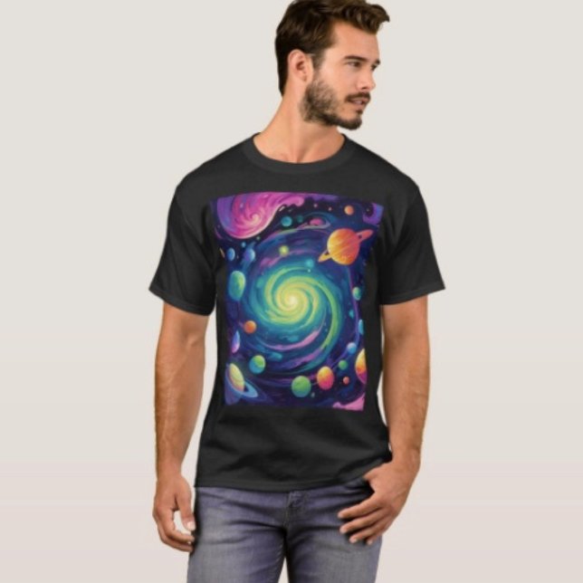 Planetarisk Rotation T Shirt (Graphic T-Shirt  100% cotton unisex standard fit. 
)