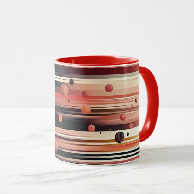 Planetariskt system. Det använder moderna designel Mugg (Framsida höger)