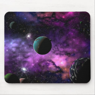 Planetariskt utrymme musmatta