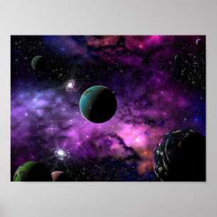 Planetariskt utrymme poster