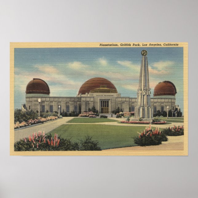 Planetarium i Griffith Park Poster (Framsidan)