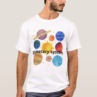 Planetary System Design | Creative Space Art  T Shirt