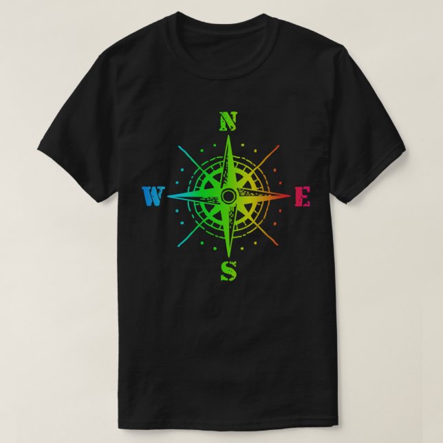 Planetbaserade riktningar t shirt (Design framsida)