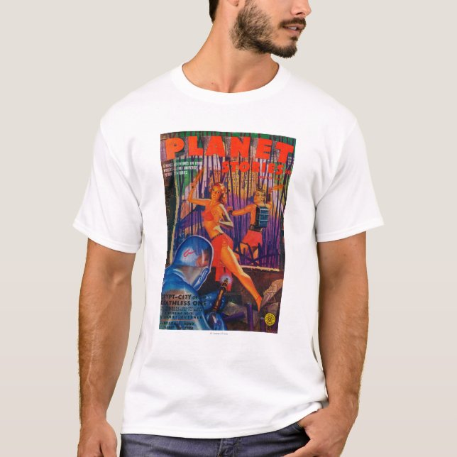 Planetberättelsetidskriften täcker 3 t-shirt (Framsida)