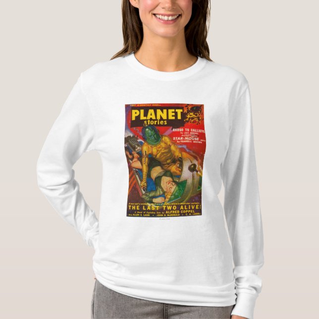 Planetberättelsetidskriften täcker 6 tee shirt (Framsida)