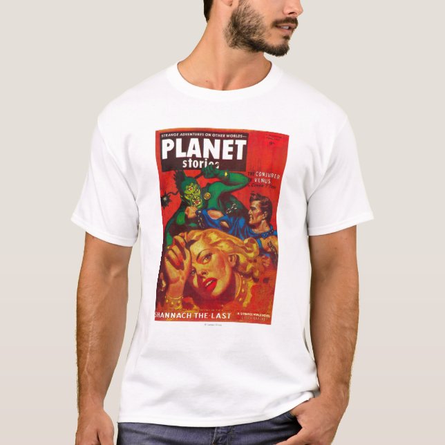 Planetberättelsetidskriften täcker 7 tee shirt (Framsida)