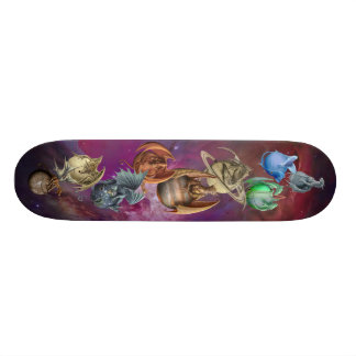 Planetdrakarna Old School Skateboard Bräda 21,6 Cm