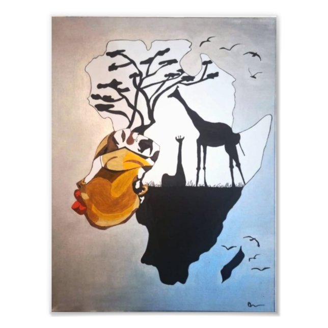 planete afrik fototryck (Framsidan)