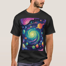 Planeten centrifugering t shirt