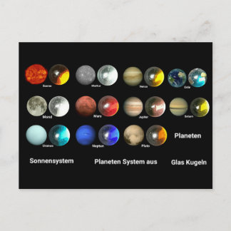 Planeten des Sonnensystem Vykort
