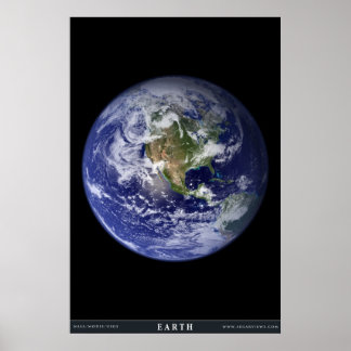 Planeten Earth Poster