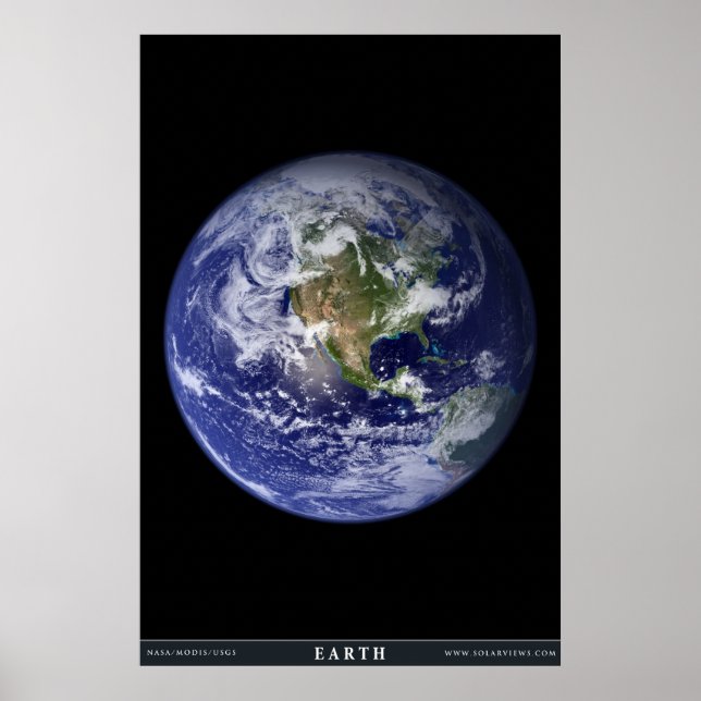 Planeten Earth Poster (Framsidan)