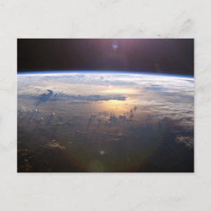 Planeten Jord från rymden Vykort