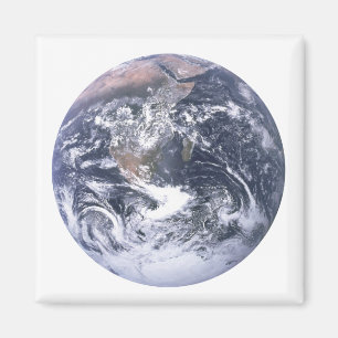 Planeten Jorden från rymdens jorddag Magnet