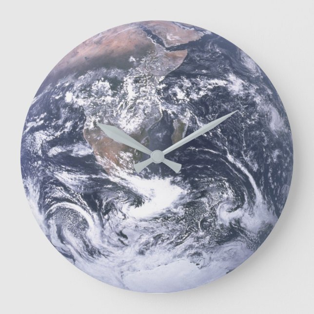 Planeten Jorden från rymdens jorddag Stor Klocka (Framsida)