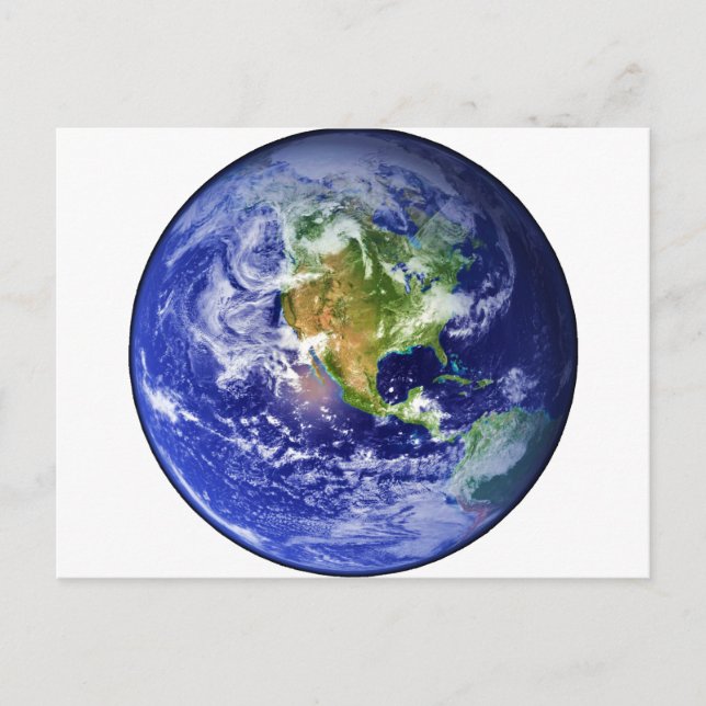 PLANETEN JORDEN v3 (solsystemet) ~ Vykort (Framsida)
