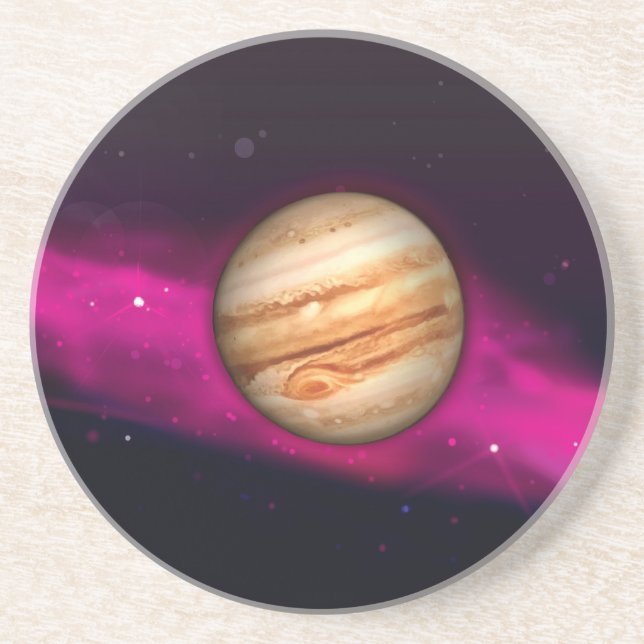 Planeten Jupiter Underlägg Sandsten (Framsidan)