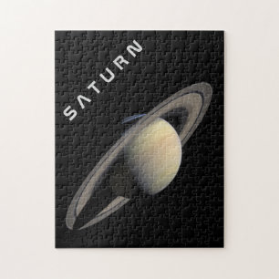 Planeten Saturnus Pussel
