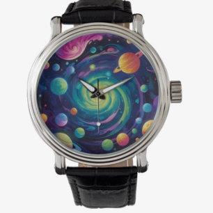 Planeten Spin eWatch Watch Watch Armbandsur