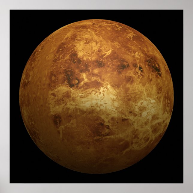 Planeten Venus - 3D-effekt Poster (Framsidan)