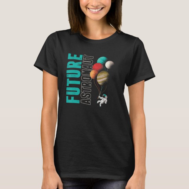 Planetens forskningstid i Kids Rymden T Shirt (Framsida)