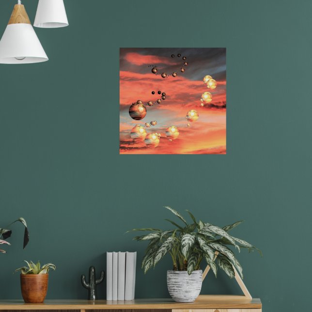 Planeter finns i överflöd poster (Vardagsrum 1)