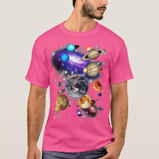 Planeter för solsystem t shirt