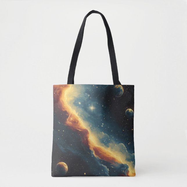planeter i galaxuniversum tygkasse (Framsida)