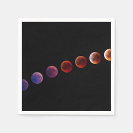 Planeter i solsystem som liv pappersservett