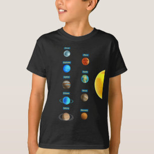 Planeter med Namn T Shirt