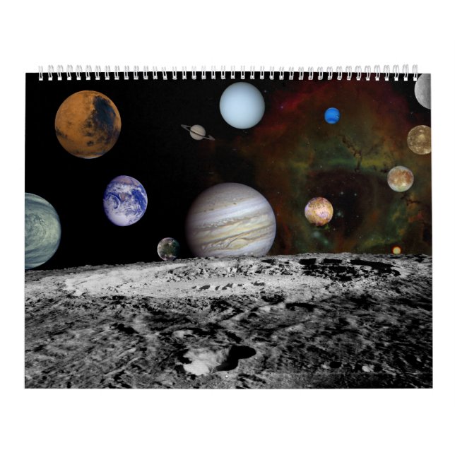 Planeter och planetrymd kalender (Omslag)