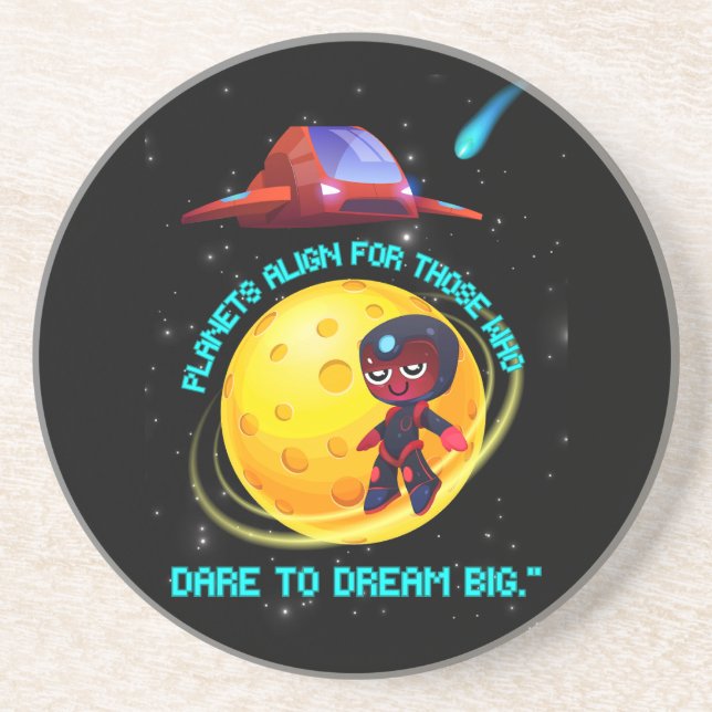 Planeterna anpassar sig efter vem som vågar drömma underlägg (Framsidan)