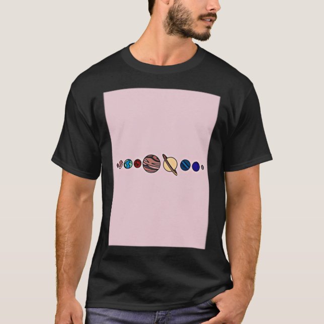 Planeterna T Shirt (Framsida)
