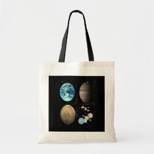 Planetets solsystemskollage tygkasse