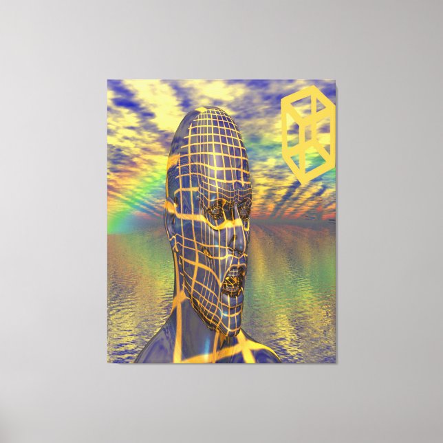 Planetillusion Canvastryck (Framsida)