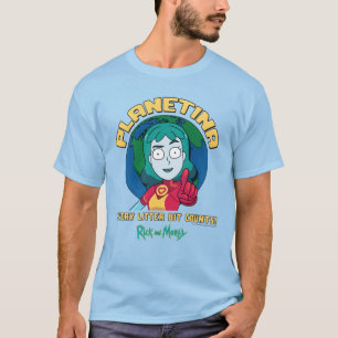 Planetina - varje antal bitar per liter t shirt