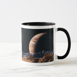 Planetintagande av föda i muggen för system mugg