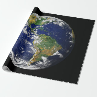 PLANETJORD FRÅN Matte slående in papper för Presentpapper
