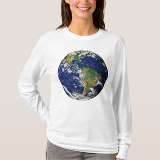 PLANETJORD FRÅN UTRYMMEkvinna långärmad T Shirt